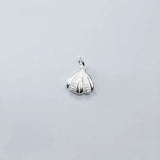 TrustDavis 925 Silver Mermaid Tail CZ Charm Pendant Fine Jewelry