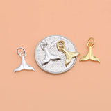 TrustDavis 925 Sterling Silver Mermaid Tail Charm Pendant