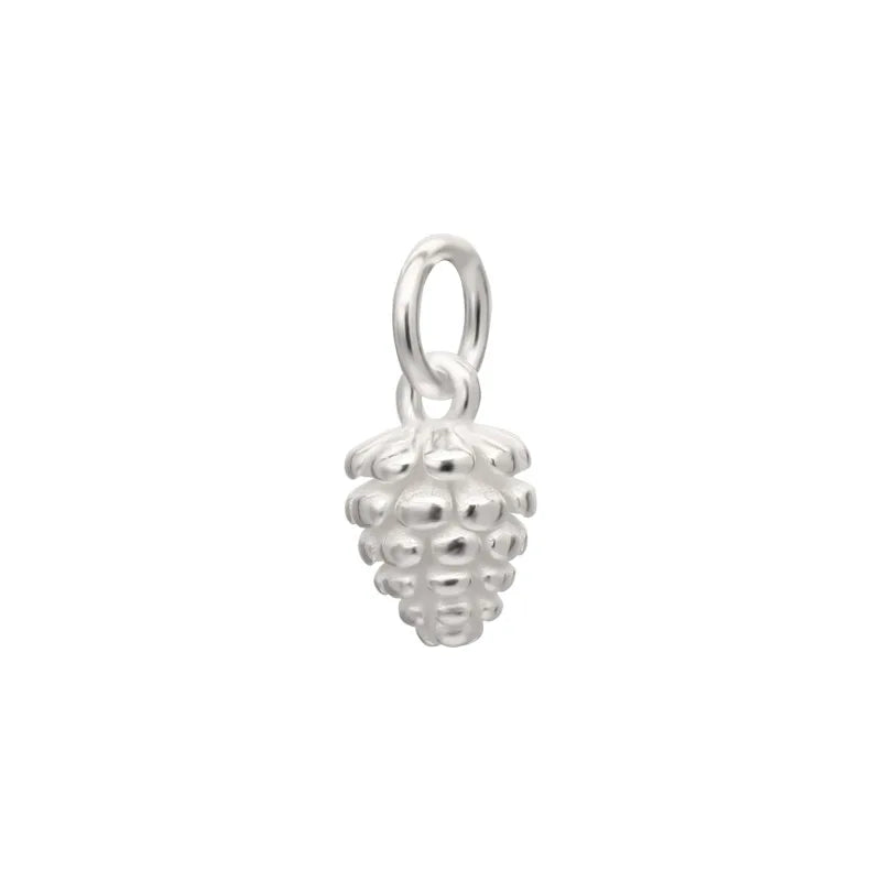 TrustDavis 925 Sterling Silver Mini Pine Cones Charm Pendant