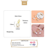 TrustDavis Mini Star CZ Charm Pendant DIY Accessories Fine Jewelry HY047