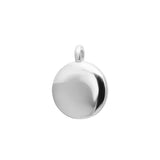 TrustDavis 925 Sterling Silver Round Charm Pendant DIY Jewelry
