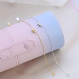 925 Sterling Silver Minimalist Beads Anklets For Women