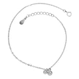 925 Sterling Silver Minimalist Beads Anklets For Women