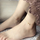 925 Sterling Silver Minimalist Beads Anklets For Women