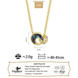 Real 925 Sterling Silver Moon Shell Necklace & Bracelet Set for Women