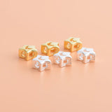 Genuine 925 Silver Moon Star Charm Beads Pendant DIY Fine Jewelry