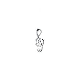 TrustDavis 925 Sterling Silver Music Notes Pendant Necklace DIY Jewelry HY734