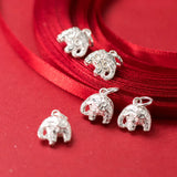 TrustDavis Sweet Elephant Charm Pendant DIY Accessories Jewelry