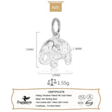 TrustDavis Sweet Elephant Charm Pendant DIY Accessories Jewelry