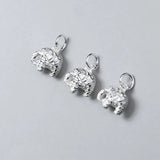 TrustDavis Sweet Elephant Charm Pendant DIY Accessories Jewelry