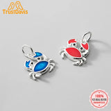 TrustDavis 925 Sterling Silver Crab Marking Bracelet Necklace DIY Accessories