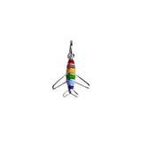 TrustDavis 925 Silver Rainbow Aircraft Charm Pendant