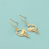 TrustDavis 925 Sterling Silver Retro Ear Hooks DIY Jewelry HY333