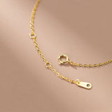 TrustDavis 925 Sterling Silver Heart Charm Bracelet For Women