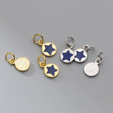 TrustDavis 925 Silver Star Pendant Necklace Bracelet Accessory HY893