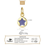 TrustDavis 925 Silver Star Pendant Necklace Bracelet Accessory HY893