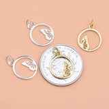 TrustDavis 925 Sterling Silver Butterfly Charm Pendant DIY Accessories