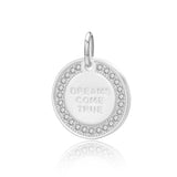TrustDavis 925 Sterling Silver Dreams Come True Charm Pendant