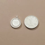 TrustDavis 925 Sterling Silver Dreams Come True Charm Pendant