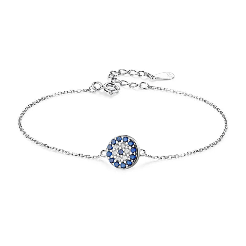 Davis 925 Silver CZ Bracelet For Women Wedding Party Lady Gift DS966