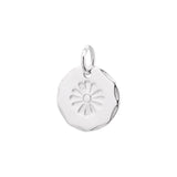 TrustDavis Sterling Silver Daisy Flower Charm Pendant DIY Jewelry HY428