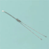TrustDavis 925 Silver Chain Bracelet DIY Accessory HY185