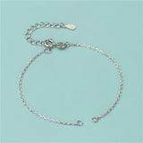 TrustDavis 925 Silver Chain Bracelet DIY Accessory HY185