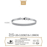 TrustDavis 925 Sterling Silver Choker Necklace For Women Girls Birthday Gift