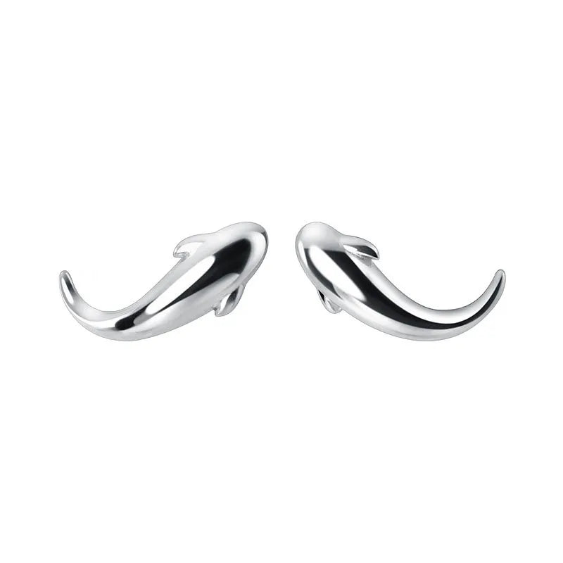 TrustDavis Dolphin Stud Earrings For Daughter