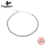 Davis 925 Sterling Silver Sweet Beads Charm Bracelet for Women