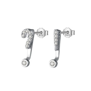 TrustDavis 925 Silver Sweet CZ Stud Earrings For Women Wedding Party