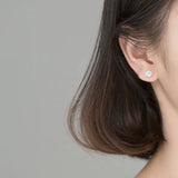Davis Shell Charm Stud Earrings For Teens Girl Kid Daughter Gift