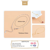 925 Sterling Silver Sweet Box Chain Charms for Bracelet DIY Jewelry HY067
