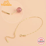 925 Sterling Silver Sweet Box Chain Charms for Bracelet DIY Jewelry HY067