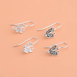 TrustDavis 925 Sterling Silver Butterfly Ear Hook Earring DIY Jewelry HY051
