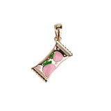 TrustDavis 925 Sterling Silver Candy Charm Pendant DIY Jewelry HY136