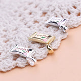 TrustDavis 925 Sterling Silver Candy Charm Pendant DIY Jewelry HY136