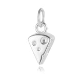 TrustDavis 925 Sterling Silver Sweet Cheese Charm Pendant