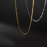 TrustDavis 925 Silver Sweet Clavicle Necklace For Women Wedding Birthday Gift