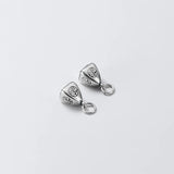 925 Sterling Silver Chinese Zongzi Charm Pendant DIY Jewelry DZ450