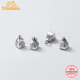 925 Sterling Silver Chinese Zongzi Charm Pendant DIY Jewelry DZ450