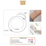 TrustDavis 925 Sterling Silver CZ Bracelet Wedding Party Fine S925 Jewelry
