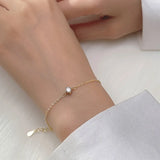 TrustDavis 925 Sterling Silver CZ Bracelet Wedding Party Fine S925 Jewelry