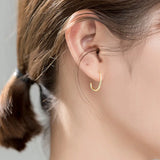 TrustDavis 925 Sterling Silver Sweet Drop Earrings