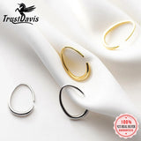 TrustDavis 925 Sterling Silver Sweet Drop Earrings