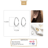 TrustDavis 925 Sterling Silver Sweet Drop Earrings