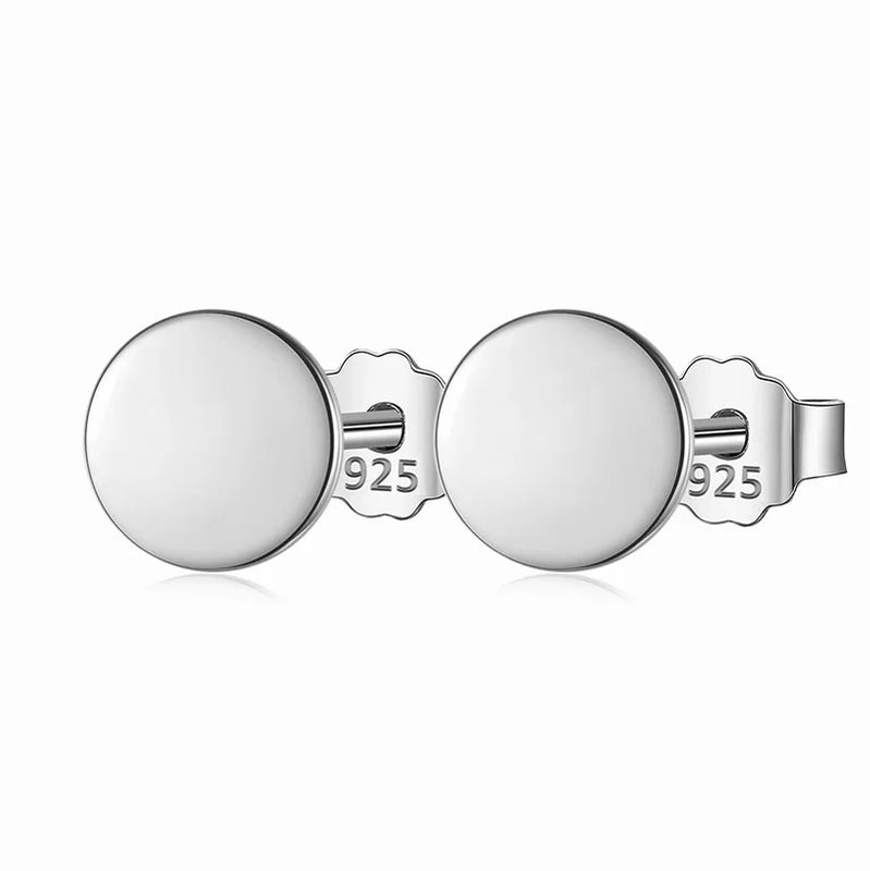 TrustDavis 925 Sterling Silver Stud Earrings For Women