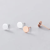 TrustDavis 925 Sterling Silver Stud Earrings For Women