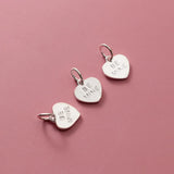TrustDavis 925 Sterling Silver Be Mine Heart Charm Pendant