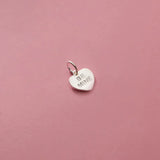 TrustDavis 925 Sterling Silver Be Mine Heart Charm Pendant